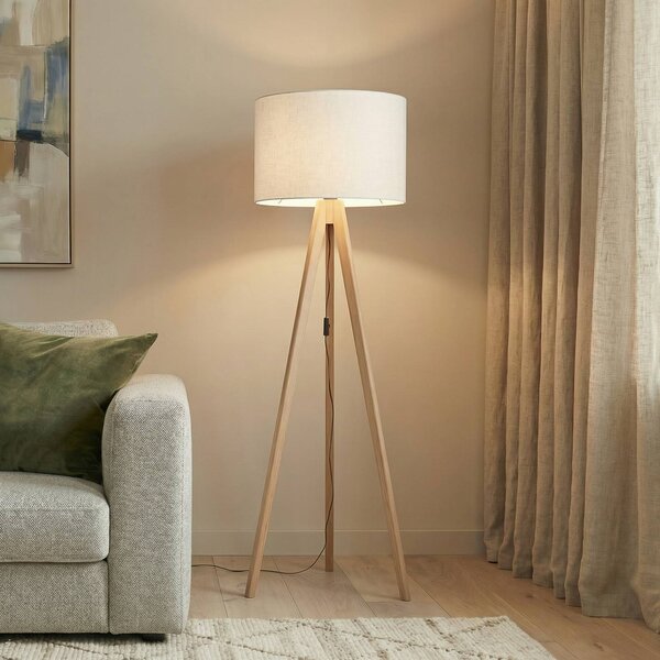Lampada da terra Grand TK Lighting, Legno chiaro, Soggiorno / Sala da pranzo, Legno, Moderno, Lampada da terra