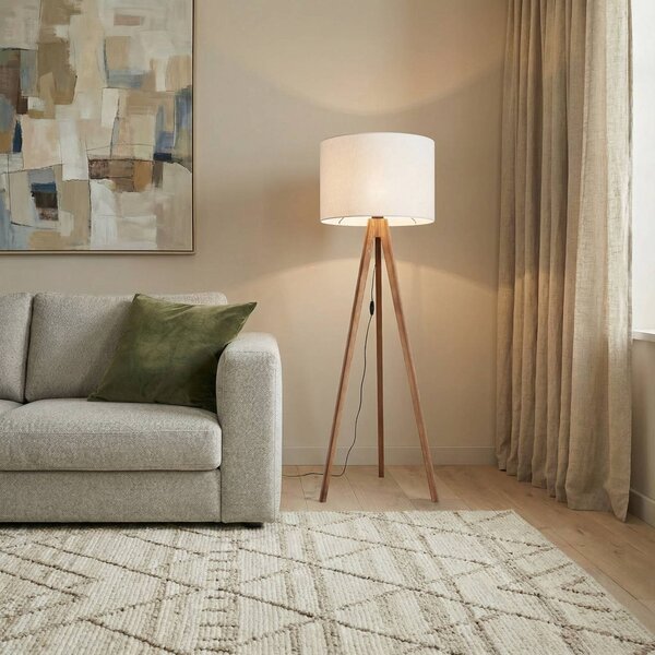 Lampada da terra Grand TK Lighting, Legno scuro, Soggiorno / Sala da pranzo, Legno, Moderno, Lampada da terra