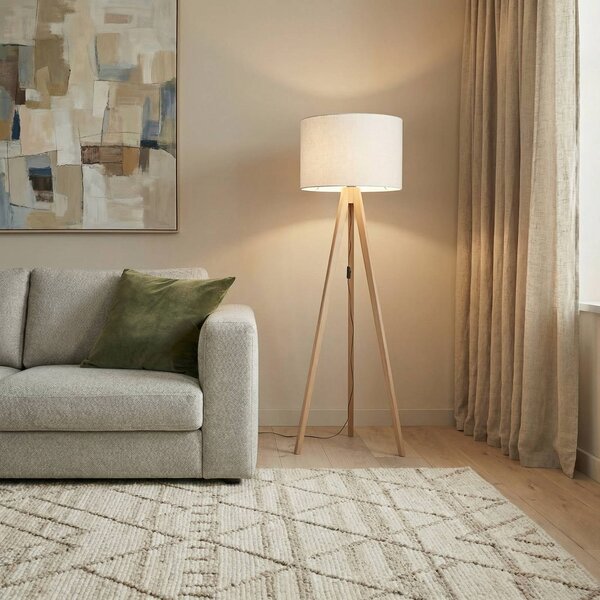 Lampada da terra Grand TK Lighting, Legno chiaro, Soggiorno / Sala da pranzo, Legno, Moderno, Lampada da terra