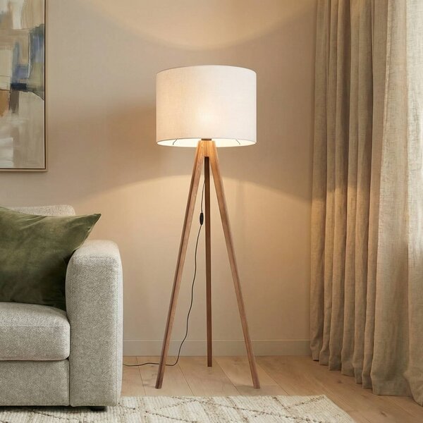 Lampada da terra Grand TK Lighting, Legno scuro, Soggiorno / Sala da pranzo, Legno, Moderno, Lampada da terra