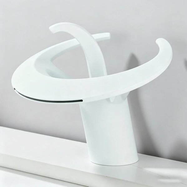 Rubinetto con sensore - Miscelatore per cucina e bagno - Acciaio inossidabile 304 - Montaggio a incasso - Cartuccia in Vetroceramica - Acqua calda e fredda - Monocomando - Colore 20