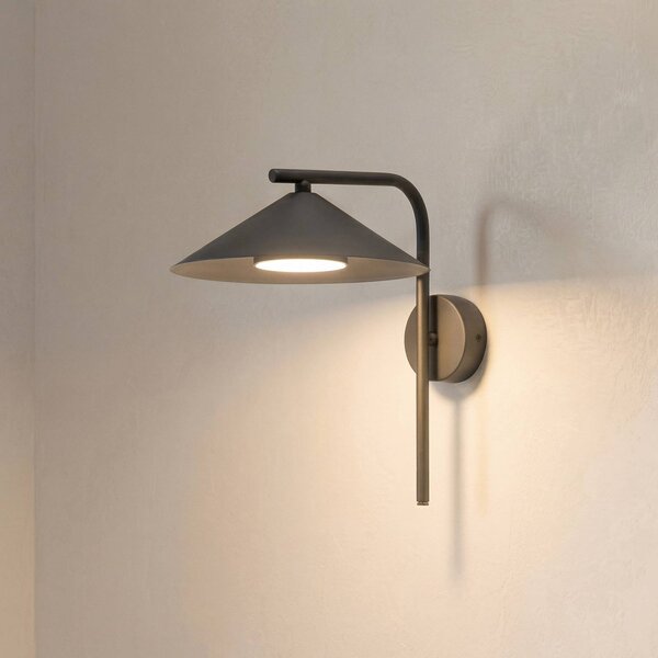 Applique da parete Lume TK Lighting, dimmerabile, Marrone / Ruggine, Camera da letto, Metallo, Applique