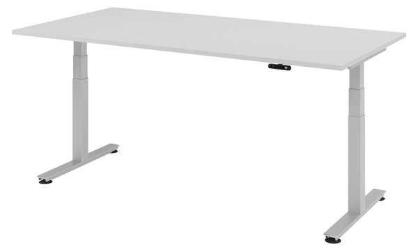 Scrivania elettrica bümö XDSM - Struttura: argento, finitura: grigio, dimensioni: 200 x 100 cm