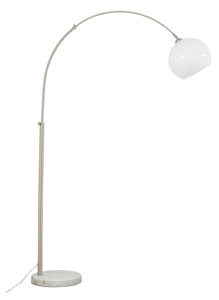 Lampada da terra Lindby, Alverton, Bianco, Soggiorno, Metallo, Moderno