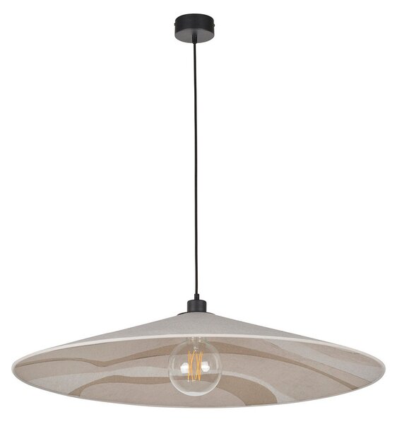Lampada a sospensione MARKET SET, Sonia Laudet, dimmerabile, Beige, Soggiorno, Tessuto / Tessile, Design