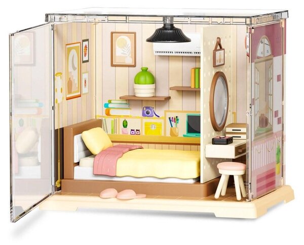 GreenSlide: Modellino Green Slide - Miniatura impilabile - Decorazione per la camera da letto - Con luci LED - 55 pezzi