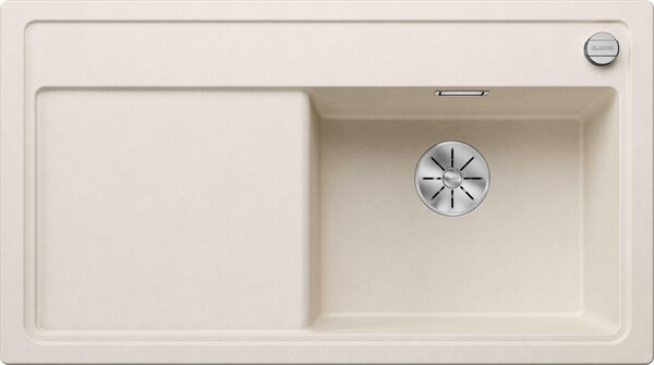 Blanco Zenar 5 - Lavello in silgranito, 915x510 mm, con comando di scarico, InFino, bianco 527182
