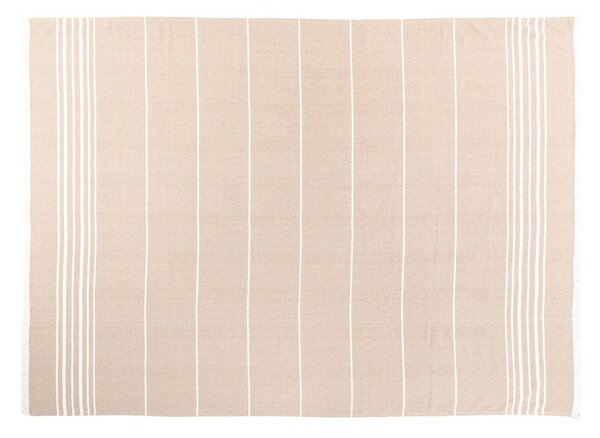 Coperta beige in cotone 150x200 cm Solene – Tiseco Home Studio