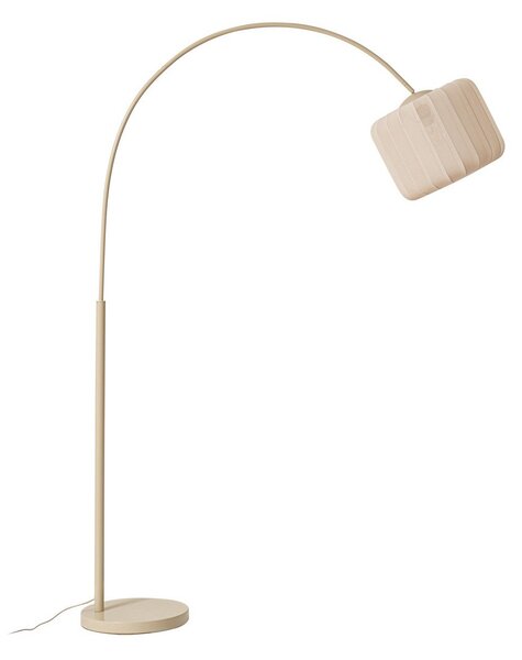 Lampada da terra Lindby, Helin, Beige, Soggiorno, Tessuto / Tessile, Moderno