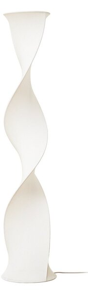 Lampada da terra Lucande, Novelle, dimmerabile, Bianco, Soggiorno, Plastica, Design