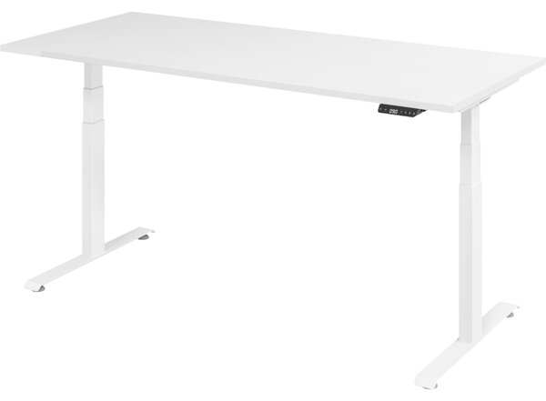 Scrivania elettrica Lite di bümö - Finitura: bianco, dimensioni: 180 x 80 cm, struttura: bianco