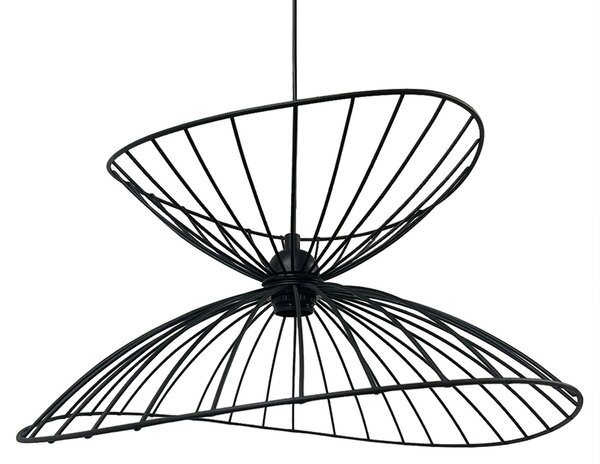 Lampada a sospensione Vertigo, metallo nero 50 cm Lampada moderna
