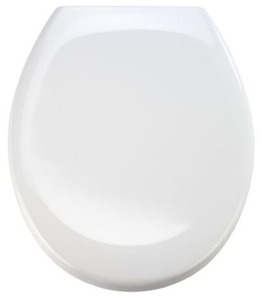 Schläfer 4633101 | Copriwater Universale Sedile Wc, Coprivaso in Thermoplast, Copri Wc Termoplasico con Cerniere Regolabili. Colore Bianco Lucido