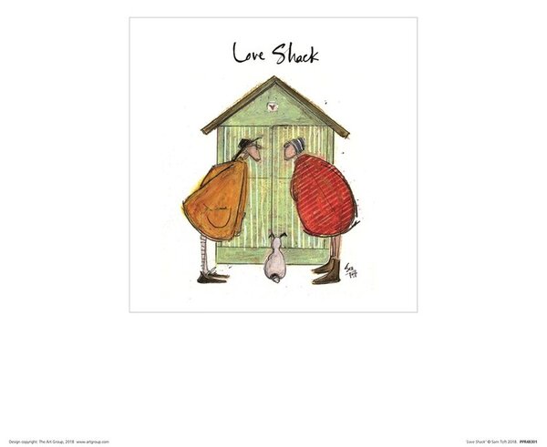 Stampe d'arte Sam Toft - Love Shack, Sam Toft, (30 x 30 cm)
