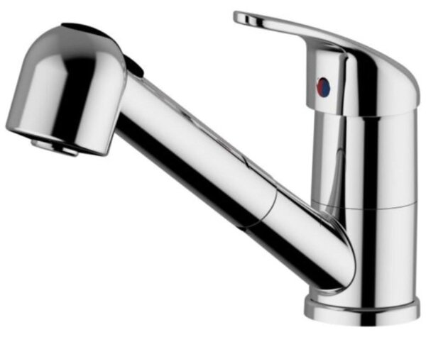 Rubinetto da cucina con doccetta estraibile - Cromo