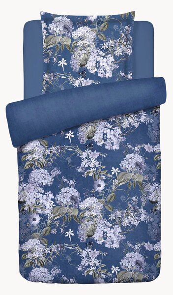 Set lenzuola in raso di cotone Hortensia, varie misure