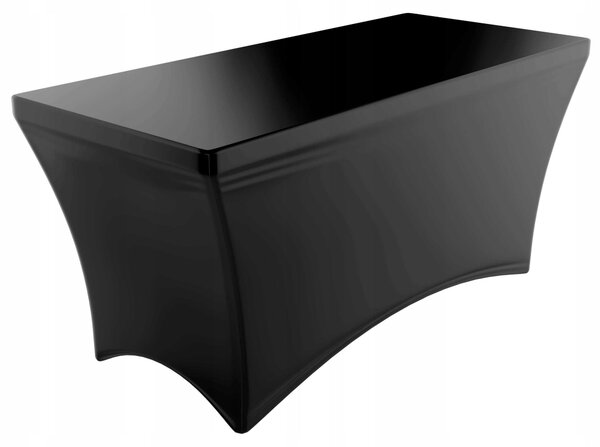 Tovaglia per catering, colore nero, 180 cm