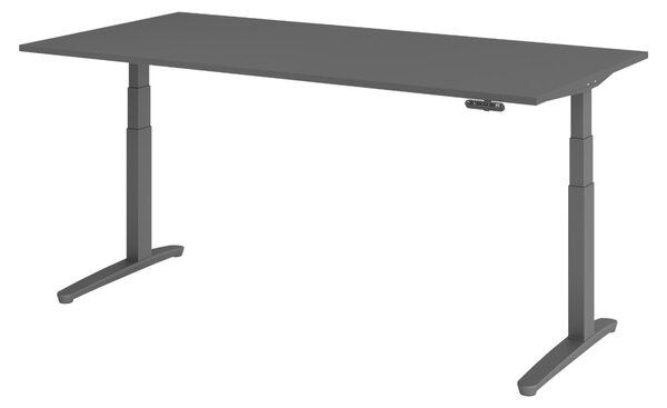 Scrivania elettrica bümö XBHM - Decorazione: grafite, struttura: grafite, dimensioni: 200 x 100 cm