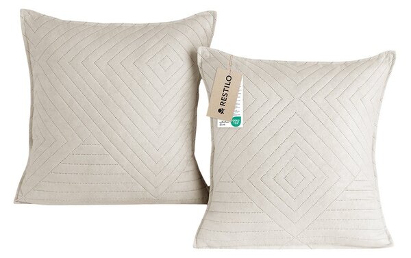 Federe decorative in set in microfibra 2 pz 45x45 cm Softa – Restilo