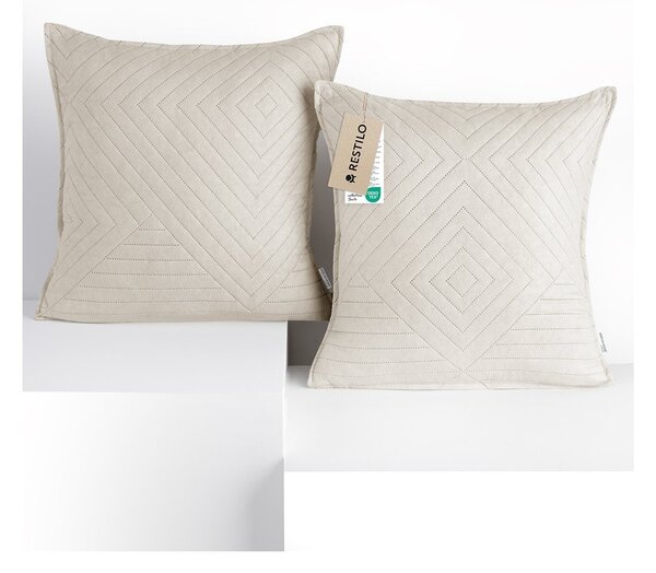 Federe decorative in set in microfibra 2 pz 45x45 cm Softa – Restilo