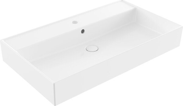 Lavabo SAT EDGY 80 cm quadrato, bianco