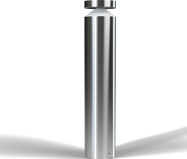 OSRAM Lampioncino LED ENDURA STYLE CYLINDER, acciaio inossidabile 50 cm CYLINDER, Alluminio / Grigio / Zincato, Acciaio Inox, Moderno, Lampada da esterni