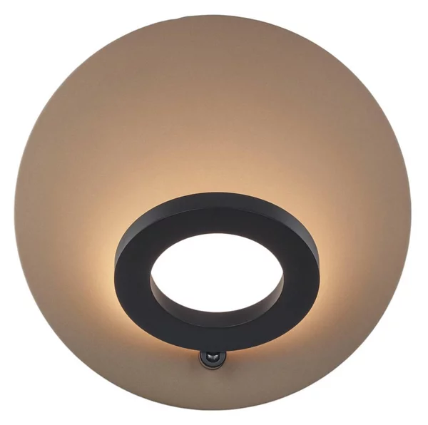 Knapstein Applique da parete a LED Meggi, dimmerabile, Bronzo / Ottone antico, Soggiorno / Sala da pranzo, Metallo, Moderno, Applique a LED