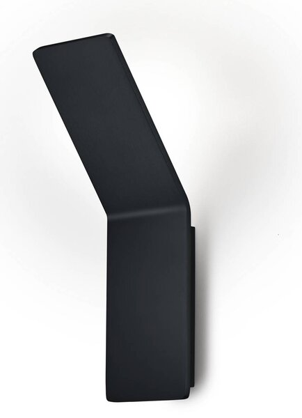 Knapstein Applique da parete a LED Ava, dimmerabile, Nero, Soggiorno / Sala da pranzo, Alluminio, Moderno, Applique a LED