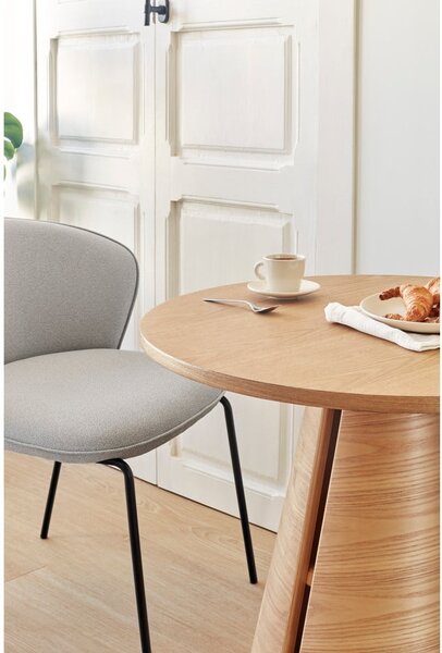 Tavolo da pranzo rotondo in rovere naturale ø 65 cm Cep - Teulat
