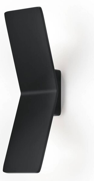 Knapstein Applique da parete a LED Ada, dimmerabile, Nero, Soggiorno / Sala da pranzo, Alluminio, Moderno, Applique a LED