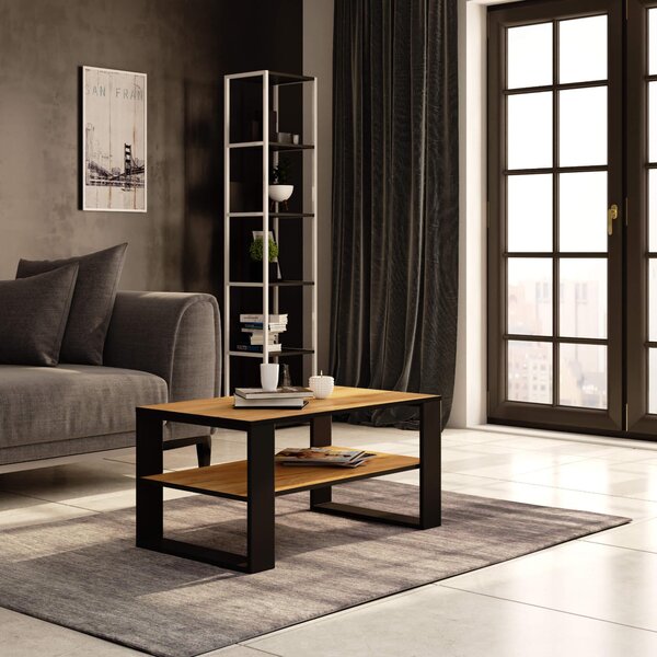 Tavolino di design AA-111 92x45x53 cm Tavolino da salotto Tavolino da divano