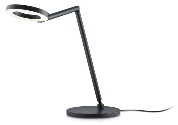 Knapstein Lampada da scrivania Tessa-T, dimmerabile, Nero, Studio / Ufficio, Ottone, Moderno, Lampada da tavolo LED