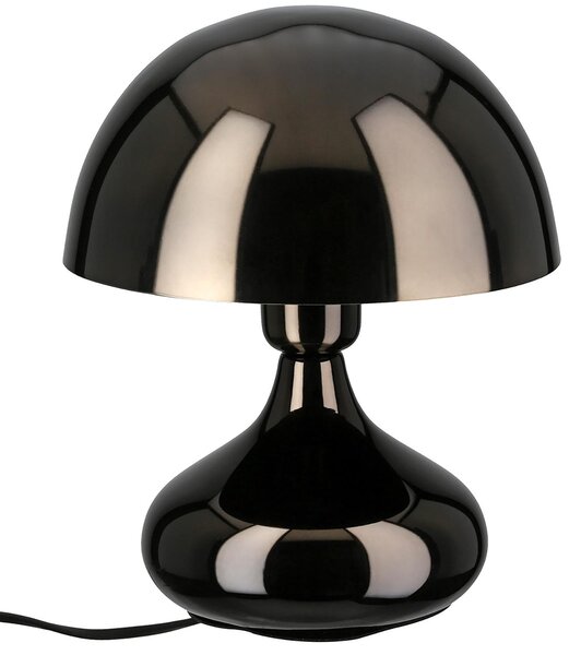CELIA, lampada da tavolo - nera - in ferro - altezza 26 cm x diametro 20 cm - lampada decorativa