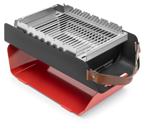 Barbecue a carbone, tavolo grill portatile con griglia in acciaio inossidabile, 5,6 kg, completo di borsa per il trasporto, disponibile in 4 colori