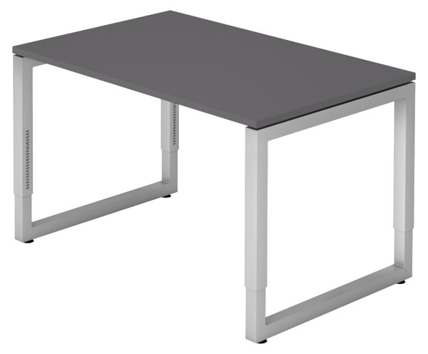Bümö Scrivania Serie-R - Struttura: argento, dimensioni: 120 x 80 cm, decorazione: grafite