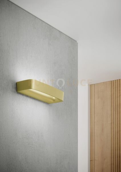 Aki applique a parete grande oro opaco 2700k 3054lm 22w l.35,5cm
