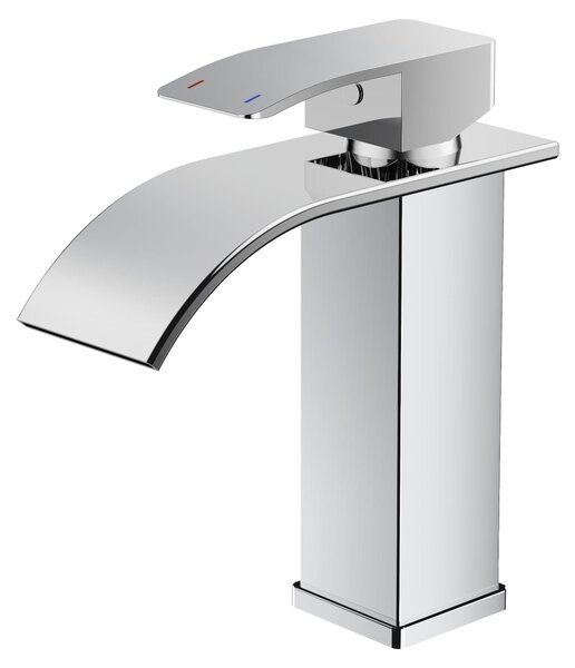 Rubinetto a cascata con miscelatore monocomando