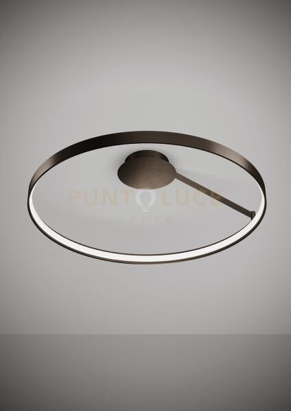 Anello lampada da soffitto bronzo spazzolato diam.78cm 2700k 2761l