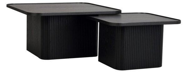 Tavolino in rovere nero 80 x 80 cm Sullivan - Rowico