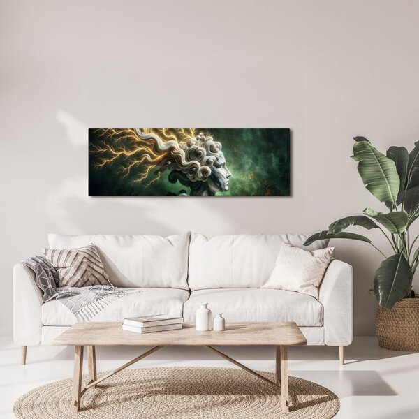 Quadro su tela – Energia della natura nel volto di una donna