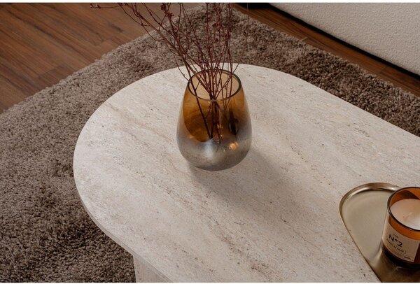 Tavolino da salotto beige semilucido 60x119 cm Sable – Kalune Design