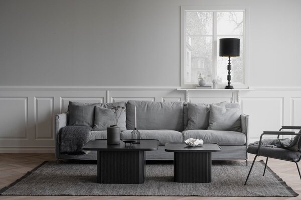 Tavolino in rovere nero 80 x 80 cm Sullivan - Rowico