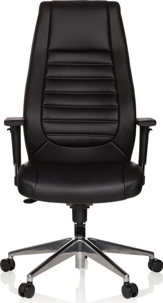Hjh OFFICE Sedia professionale direzionale VITORO Sedia da ufficio ergonomica con braccioli (regolabile in altezza) Sedia girevole in per ufficio, casa