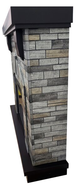 Camino elettrico GREYSTONE ElectricSun, con effetto sonoro, 3 colori, con l’app, L115xH102cm