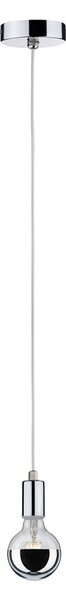 Lampada a sospensione Paulmann, grado di protezione IP44, massimo 20W, attacco E27, cromata, 230V, metallo