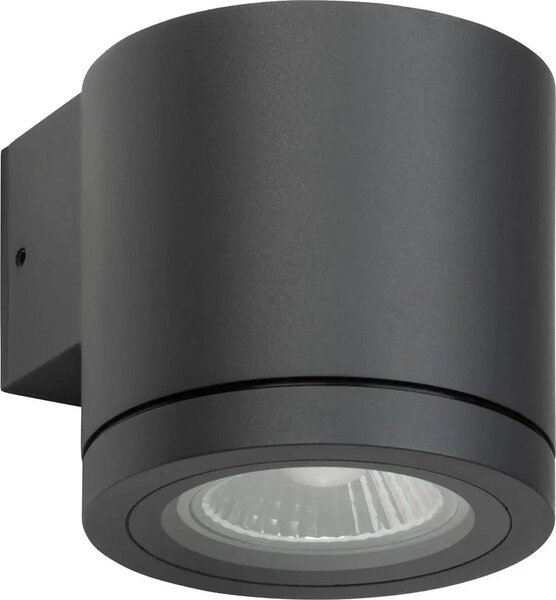 Prodotto di seconda scelta Lampada da esterno LCD Lampada da parete Alluminio Vetro Grafite Lampada Portalampada Gu10