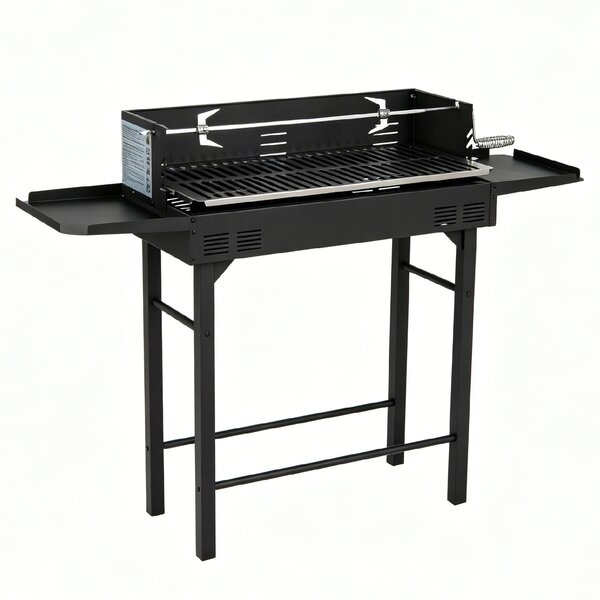 Costway Barbecue a carbonella da esterno in metallo portatile