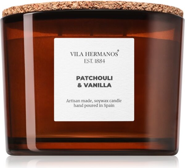 Vila Hermanos Apothecary Patchouli & Vanilla candela profumata 350 g