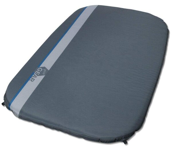 Materasso gonfiabile per 2 persone - Grigio - 198x130x7 cm