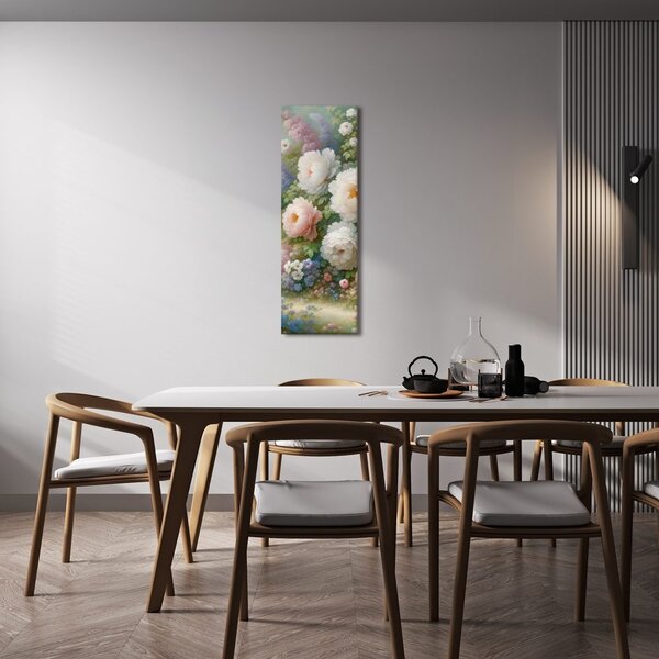 Quadro su tela – Armonia floreale in toni pastello